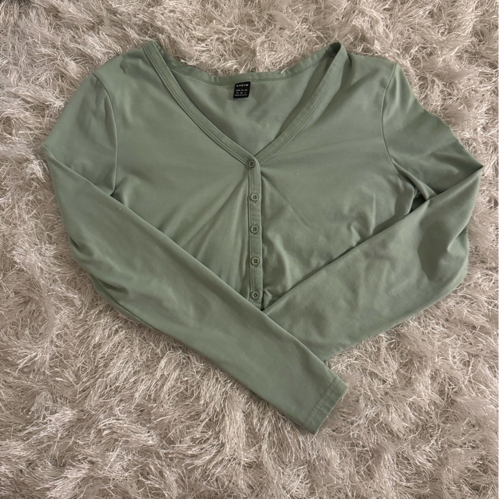 sage green long sleeve